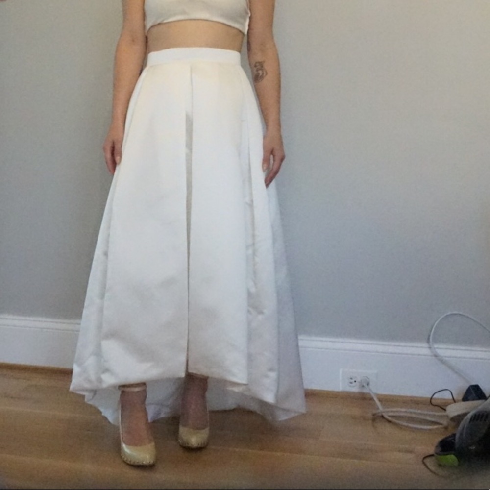 High-low skirt